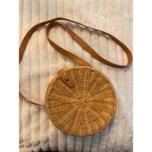 Woven Cross Body Purse